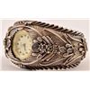 Image 2 : Signed Sterling Silver Watch Bracelet