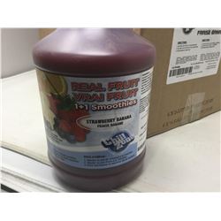 Lot of Real Fruit 1+1 smoothie Mix Strawberry Banana (6 x 2L)