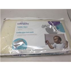 Baby Works Memory Foam Toddler Pillow with Pillow Case