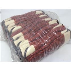 Lot of Large Red Rocky Finished PVC Gloves (12)