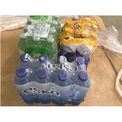 Lot of Assorted Water (Eska, Ice River Green and Yellow)