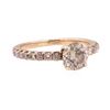 Image 1 : 1.40 ctw Diamond Ring - 18KT Rose Gold