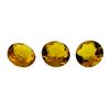 Image 1 : 12.32 ctw.Natural Round Cut Citrine Quartz Parcel of Three