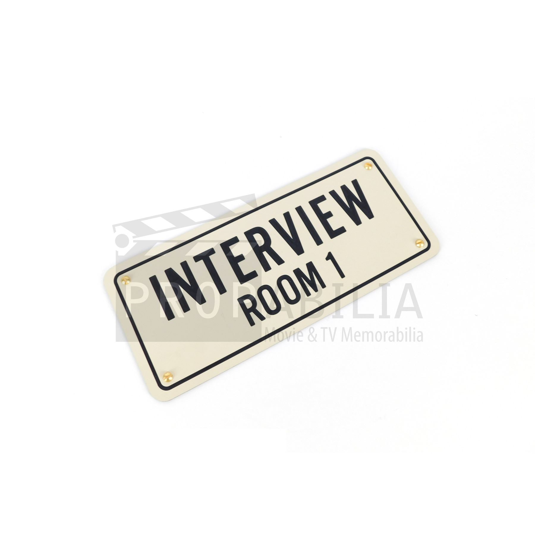 The Man in the High Castle - Interview Room Sign Prop (0032)