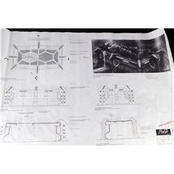 Aliens vs. Predator: Requiem - Set Plan for Predator Starship A