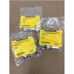 (3) Turck CMBSD 8141-0/PG9 Sensor Connector