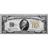 Image 1 : 1934A $10 North Africa WWII Emergency Issue Silver Certificate Note