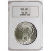 Image 1 : 1923 $1 Peace Silver Dollar Coin NGC MS65