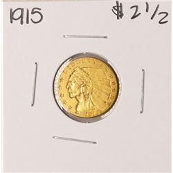 1915 $2 1/2 Indian Head Quarter Eagle Gold Coin