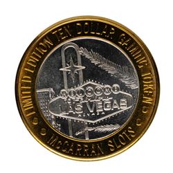 .999 Silver McCarran International Airport Las Vegas, NV $10 Limited Gaming Toke