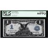 Image 1 : 1899 $1 Black Eagle Silver Certificate Note Fr.236 PCGS Gem New 66PPQ