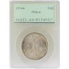 Image 1 : 1944 Walking Liberty Half Dollar Coin PCGS MS64 Old Green Rattler