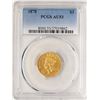 Image 1 : 1878 $3 Indian Princess Head Gold Coin PCGS AU53