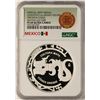 Image 1 : Undated Mexico Silver Dresden Codex Silver Medal NGC PF69 Ultra Cameo