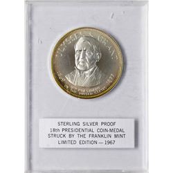 1967 Limited Edition Sterling Silver Proof Presidential Medal