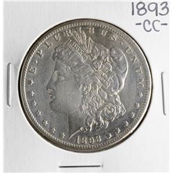 1893-CC $1 Morgan Silver Dollar Coin