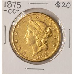 1875-CC $20 Liberty Head Double Eagle Gold Coin