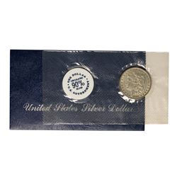 1881-O $1 Morgan Silver Dollar Coin GSA Soft Pack w/ Envelope & COA