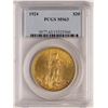 Image 1 : 1924 $20 St. Gaudens Double Eagle Gold Coin PCGS MS63