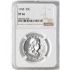 Image 1 : 1958 Franklin Half Dollar Coin NGC PF66