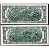 Image 2 : Lot of (2) 1976 $2 Federal Reserve STAR Notes First Day of Issue Stamps