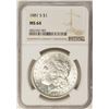 Image 1 : 1881-S $1 Morgan Silver Dollar Coin NGC MS64