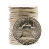 Image 2 : Roll of (20) Brilliant Uncirculated 1958 Franklin Half Dollar Coins
