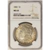 Image 1 : 1882 $1 Morgan Silver Dollar Coin NGC MS63 Nice Toning