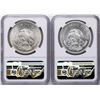 Image 2 : Lot of (2) 1948Mo Mexico 5 Pesos Silver Coins NGC MS64