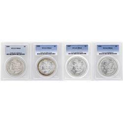 Lot of 1886-1889 $1 Morgan Silver Dollar Coins PCGS MS64