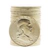 Image 1 : Roll of (20) Brilliant Uncirculated 1953-D Franklin Half Dollar Coins