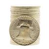 Image 2 : Roll of (20) Brilliant Uncirculated 1953-D Franklin Half Dollar Coins