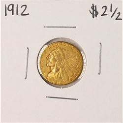 1912 $2 1/2 Indian Head Quarter Eagle Gold Coin