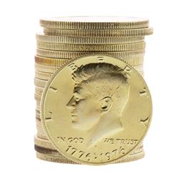 Roll of (20) Brilliant Uncirculated 1976-S Bicentennial 40% Silver Half Dollar C