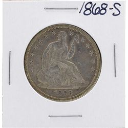 1868-S Seated Liberty Half Dollar Coin