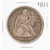 Image 1 : 1871 $1 Seated Liberty Silver Dollar Coin