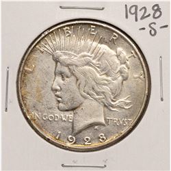 1928-S $1 Peace Silver Dollar Coin