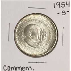 1954-S Washington-Carver Commemorative Half Dollar Coin