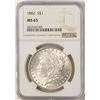 Image 1 : 1882 $1 Morgan Silver Dollar Coin NGC MS63