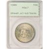 Image 1 : 1936 York Bicentennial Commemorative Half Dollar Coin PCGS MS67 Old Green Rattle