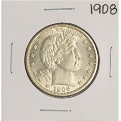 1908 Barber Half Dollar Coin