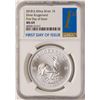 Image 1 : 2018 South Africa Krugerrand Silver Coin NGC MS69 First Day of Issue