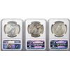 Image 2 : Lot of 1922-1924 $1 Peace Silver Dollar Coins NGC MS63