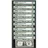 Image 1 : Lot of (9) Consecutive 1957A $1 Silver Certificate Notes PMG Superb Gem Unc. 67E