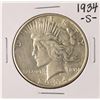 Image 1 : 1934-S $1 Peace Silver Dollar Coin