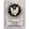 Image 2 : 2015-W $1 Proof American Silver Eagle Coin PCGS PR70DCAM W/Miles Standish Signat