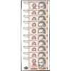 Image 1 : Lot of (10) 1987 Peru Cien Intis Uncirculated Bank Notes