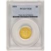 Image 1 : 1854 $3 Indian Princess Head Gold Coin PCGS VF20