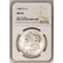 1900-O $1 Morgan Silver Dollar Coin NGC MS63