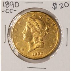 1890-CC $20 Liberty Head Double Eagle Gold Coin